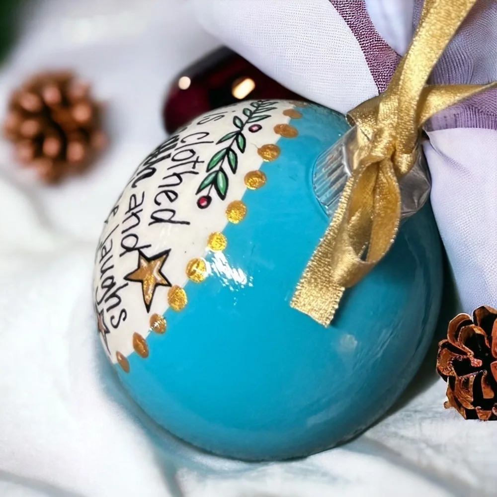 Holiday Magic: Strength & Dignity Ornament! Personalized Christmas Gift
